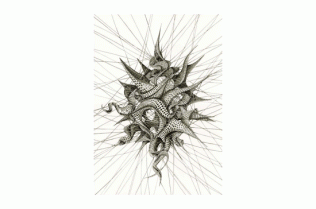 A beautiful Escher inspired card by Ruth Uglow