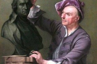 Soldi - Roubiliac sculpting David Garrick