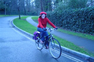 Pedaling uphill
