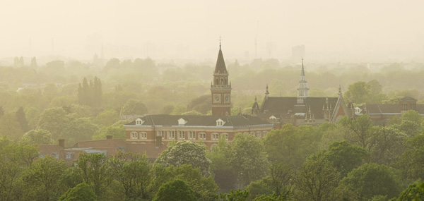 Dulwich-College-in-Spring-Evening-Mist