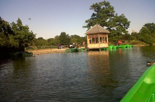 dulwich park-boat riding