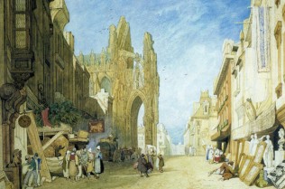John Sell Cotman, Alençon, 1823, watercolour, 432 x 584 mm, © Birmingham Museum and Art Gallery