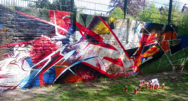 Belair park wall in progress by MadC web MacC Belair wall in progress
