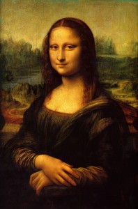 The famous Mona Lisa, by Leonardo da Vinci, c. 1503–06; in the Louvre, Paris.
